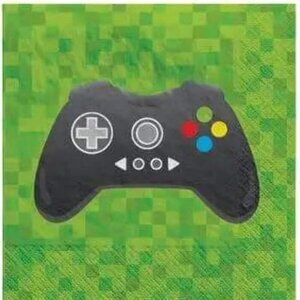 Level Up Paper Party Napkins - 5" x 5" | Pack of 16